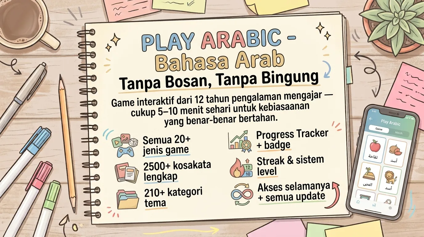 Play Arabic - Bahasa Arab Tanpa Bosan, Tanpa Bingung